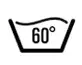 Lavaggio in acqua a temperatura massima 60°C